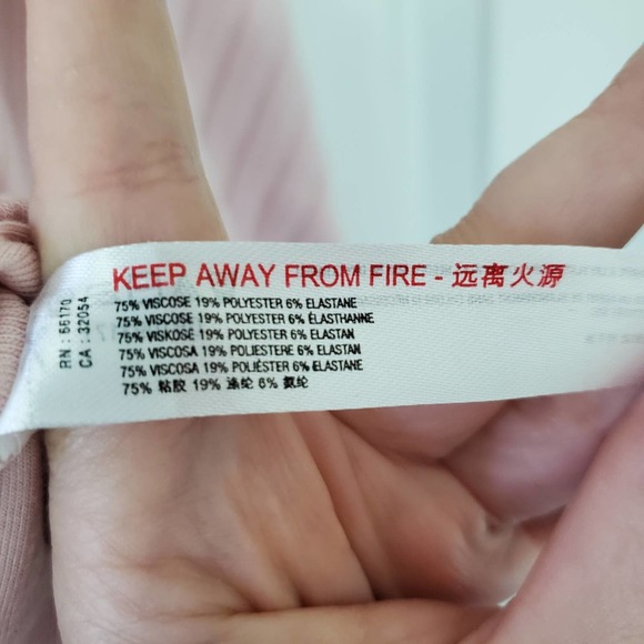 Saturday Sunday Pastel Pink Soft Ribbed Sweater L Oversized Lounging Soft Comfy - Picture 8 of 11